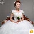 Romantic tulle fashionable custom made slim fit ball gown Princess Wedding Dress